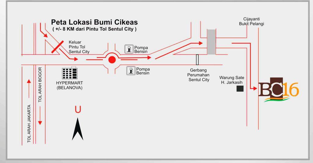 Bumi Cikeas Sentul Bogor Hotel Екстериор снимка